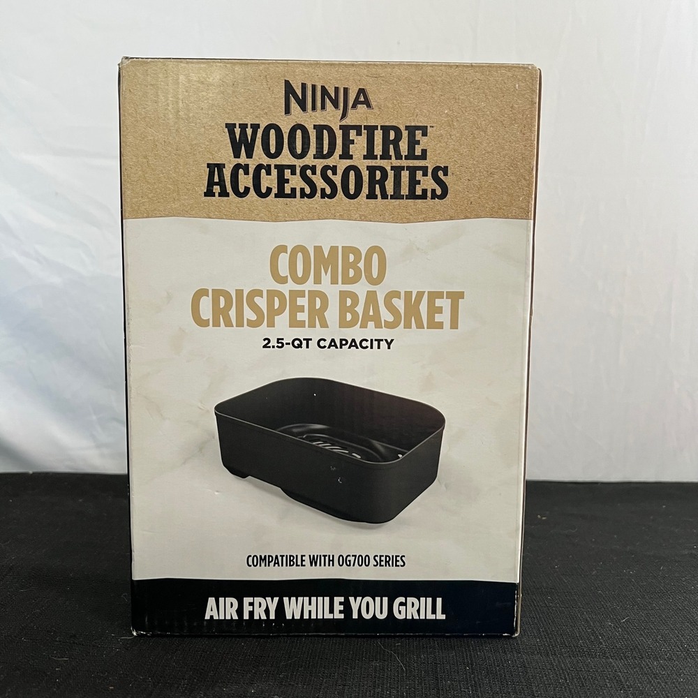 Ninja Woodfire Combo Crisper Basket‎ 2.5-QT OG700 Series XSKCRSPBKT Black NEW